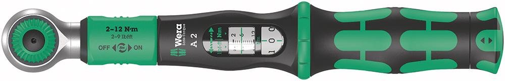 WERA Drehmomentschlüssel Safe-Torque für 1/4"-Bits2-12Nm Produktbild img1 L