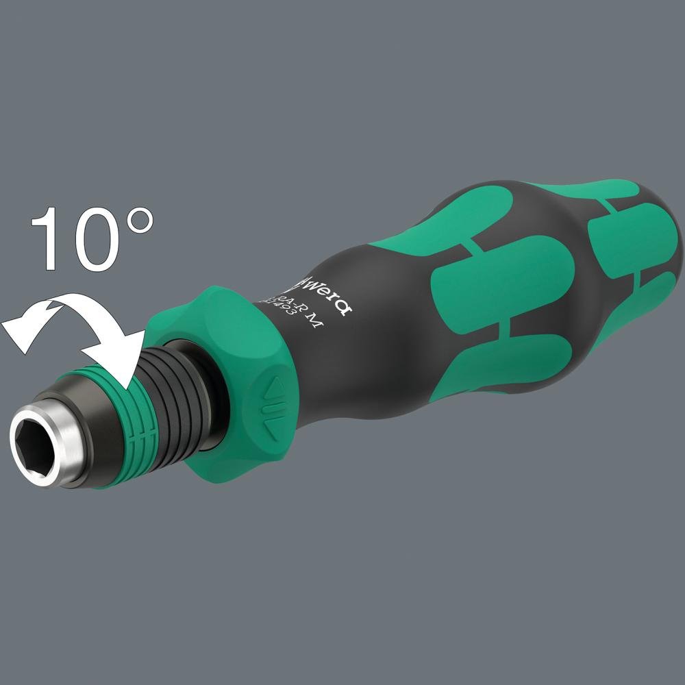 WERA Bit-Handhalter 1/4" mit Ratsche Schnellwechsel Produktbild img3 L
