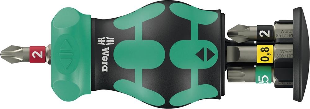 WERA Bit-Magazinhandhalter 1/4" Kraftform Kompakt Stubby RA 2 Produktbild img1 L