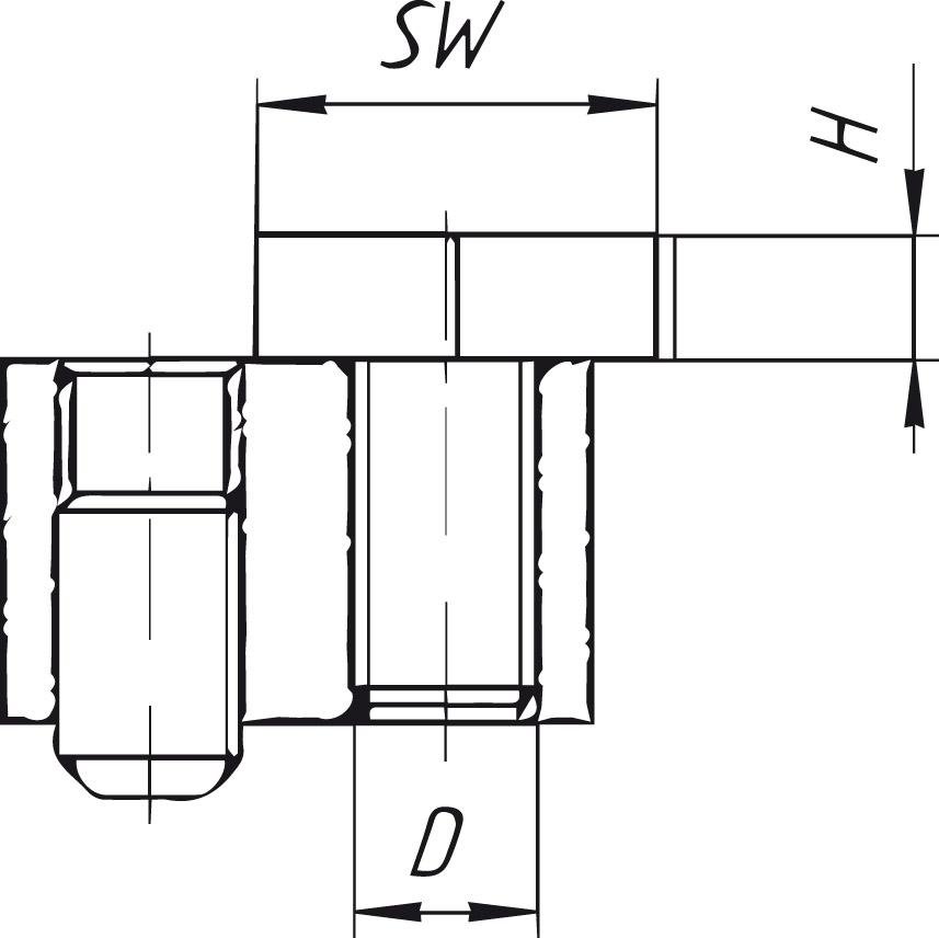 Exzenter-Spannklemme mit T-Nutenstein Produktbild img3 L