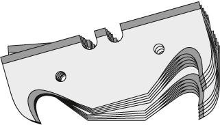 Doppelschliffklinge 50,7x18,5x0,65mm Pack a 10 Stück LUTZ BLADES Produktbild img2 L