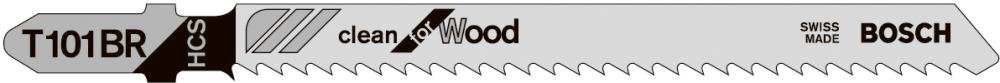 Stichsägeblatt T 101 BR Bosch VE à 5 Stück Clean for Wood Produktbild img1 L