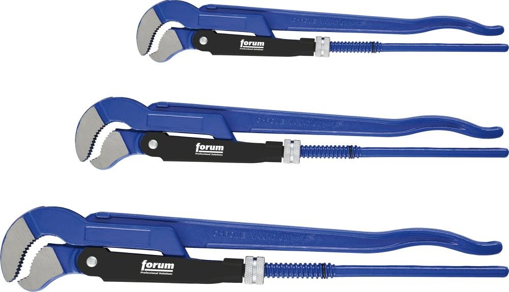 FORUM Eck-Rohrzangensatz 1-2" 3-teilig Produktbild img1 L