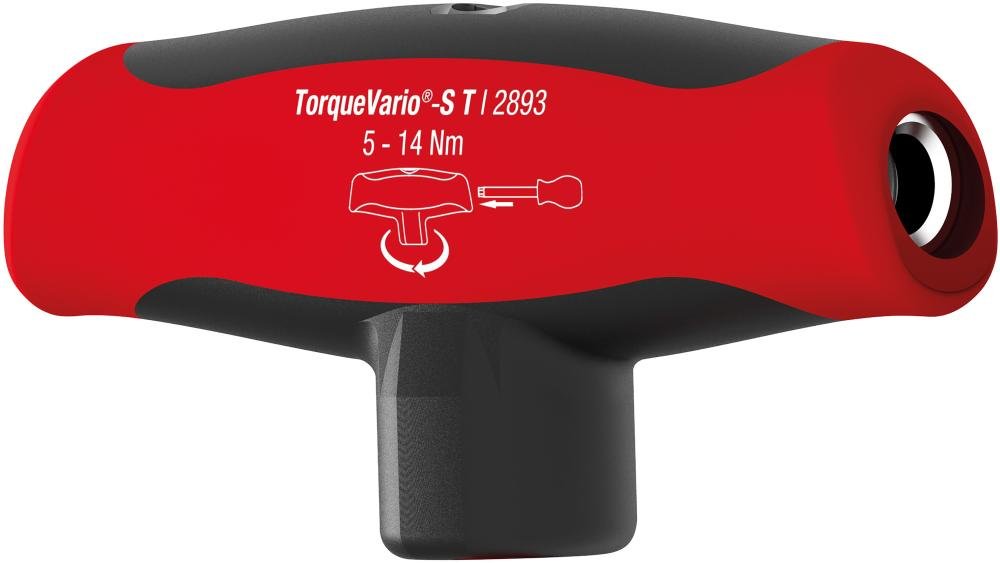 WIHA Drehmomentschrauber TorqueVario T-Griff für Wechselklingen 5-14Nm Produktbild img1 L