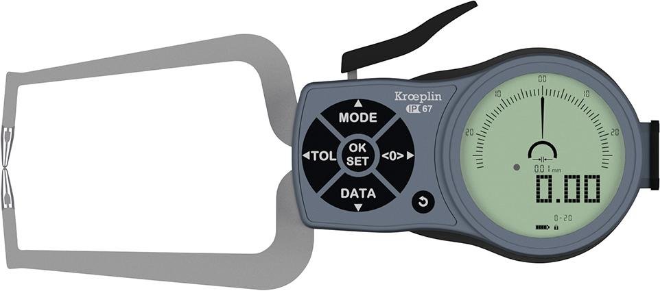 Außenschnelltaster mit Analog-/Digitalanzeige Produktbild img1 L