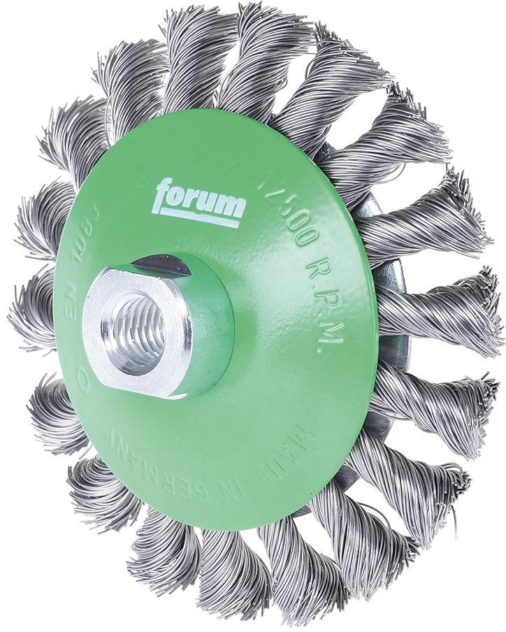 FORUM Kegelbürste rostfrei  M14 115x0,50mm gezopft Produktbild img1 L