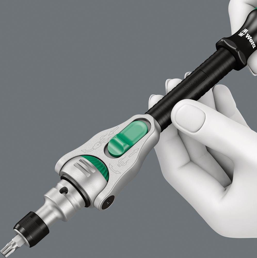 WERA Umschaltknarre Zyklop Speed 1/4" 72 Zähne 152mm Produktbild img5 L