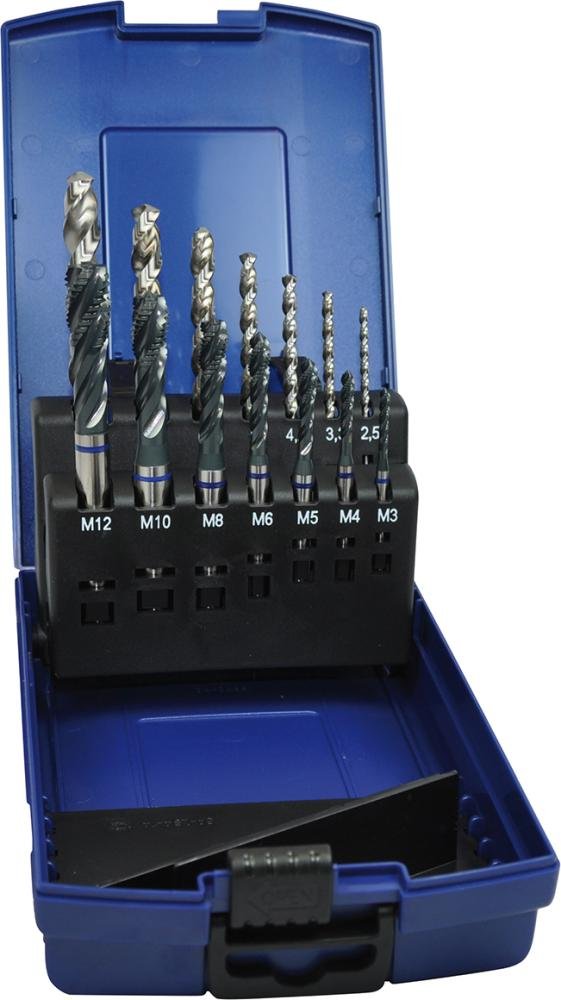 FORUM Maschinen Gewindebohrer D371C HSSE Set+KLM3-M12 vap VA 6H GL Produktbild img1 L