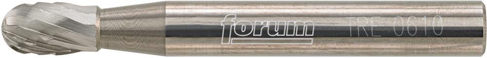 FORUM HM-Frässtift DIN 8032, mit 6-mm-Schaft, Tropfenform TRE, Zahnung C Produktbild img1 L