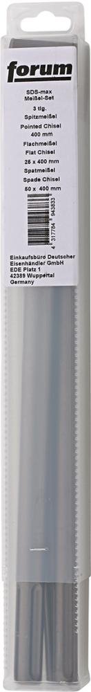 FORUM SDS-Max-Meißel-Satz 3tlg. Produktbild img1 L