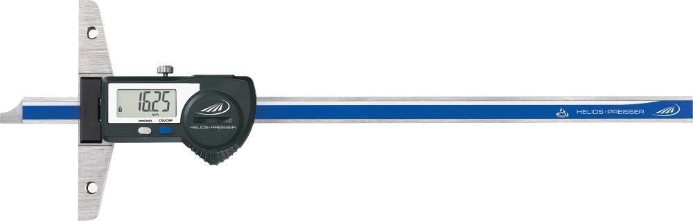 HELIOS-PREISSER Digital- Tiefenmessschieber IP67 DIGI-MET 300mm INOX gerade Messtange Produktbild img1 L