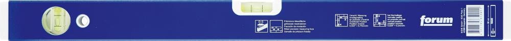 FORUM Wasserwaage aus Leichtmetall, blau Produktbild img1 L
