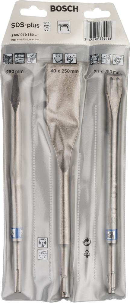 Meißel-Set SDS-plus 250 mm Bosch 3-teilig Produktbild img2 L