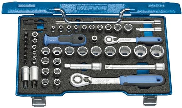 Steckschlüssel-Garnitur 1/4"+3/8" D30 TX20U-20 50-teilig Gedore Produktbild img1 L