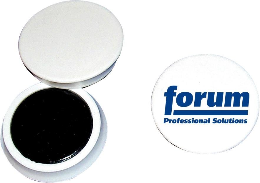 FORUM Magnet m. Aufdruck 1-farbig blau 30x8 Produktbild img1 L
