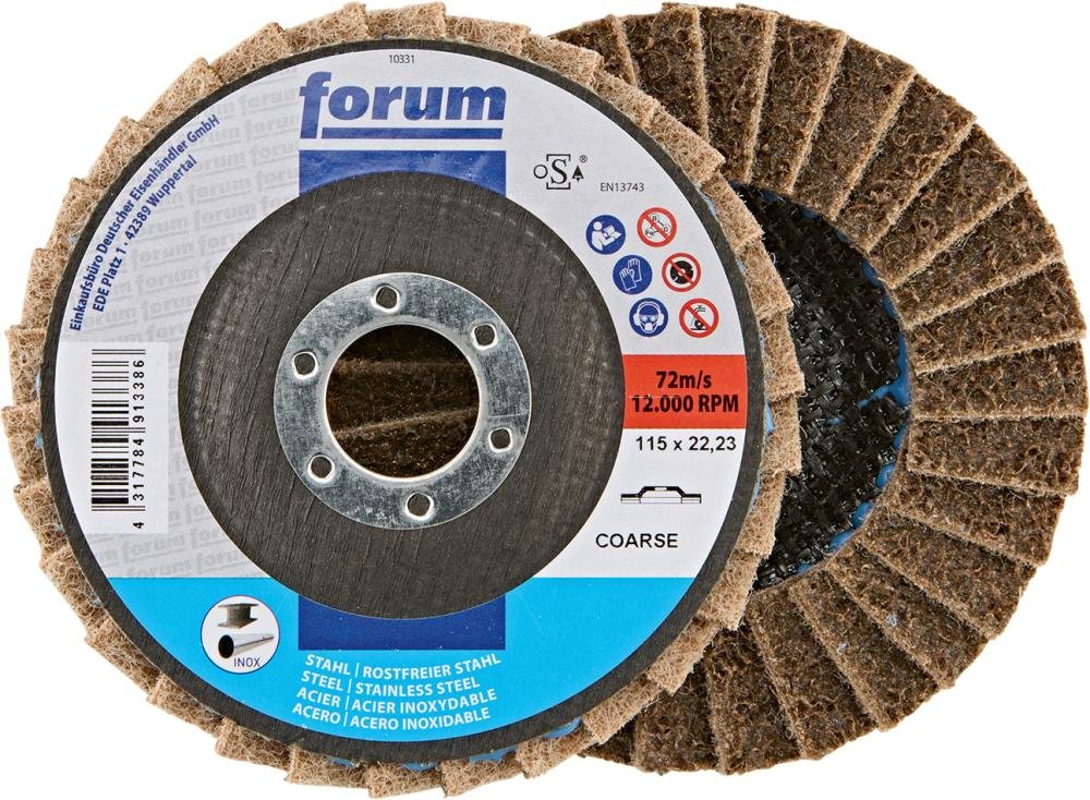 FORUM Vliesfächerschleifscheibe, gewölbt Produktbild img4 L