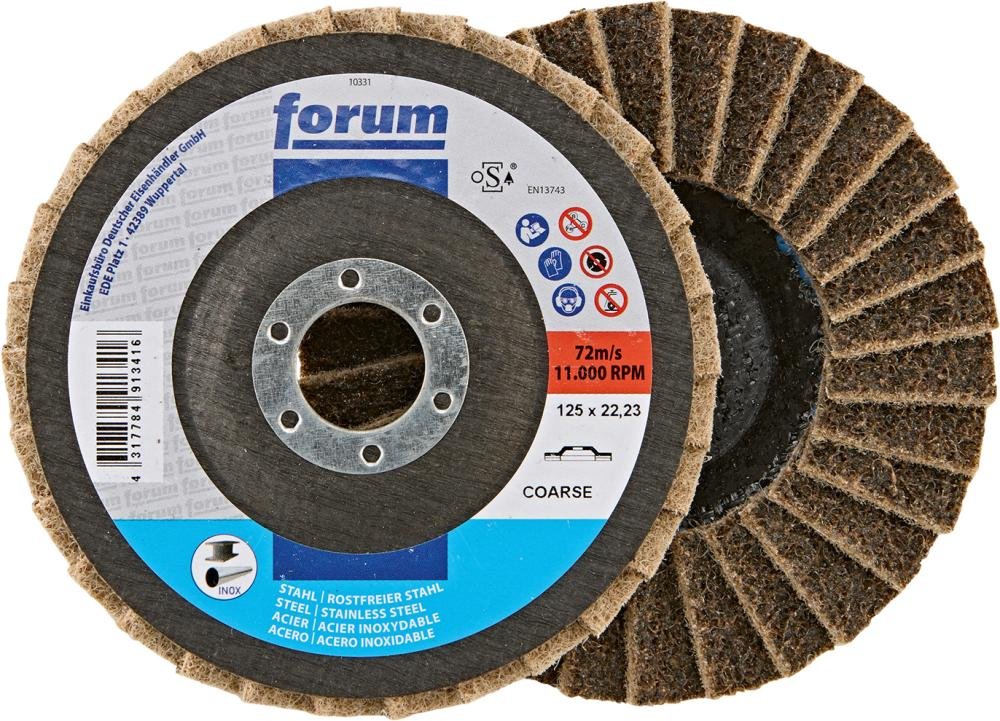 FORUM Vliesfächerschleifscheibe, gewölbt Produktbild img1 L