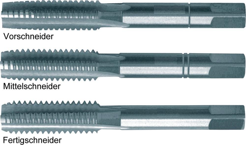 FORUM Handgewindebohrer-Satz für metrisches Gewinde, HSS-E, 3-teilig Produktbild img1 L