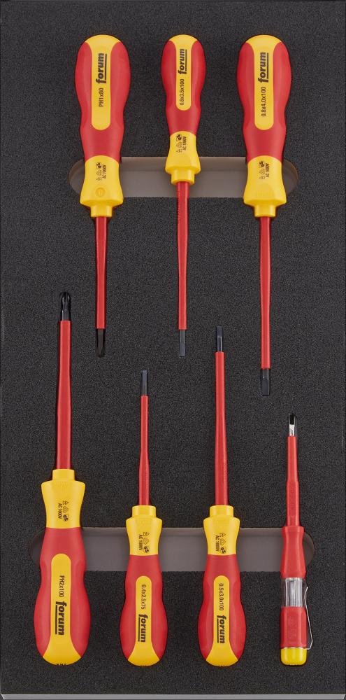 FORUM Werkzeugmodul 1/3 188x395x30mm Schraubendreher VDE Produktbild img1 L