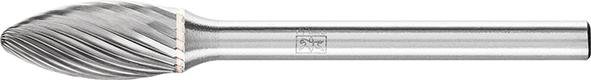 PFERD TOOLS HM-Kleinfrässtift B, Flammenform, Zahnung 5 Produktbild img2 L