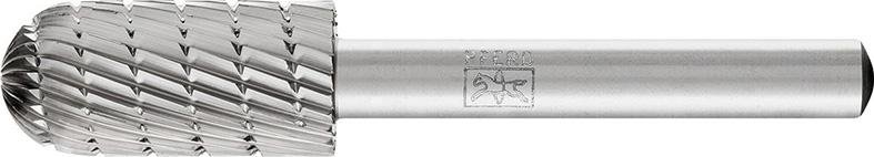 PFERD TOOLS HSS Frässtift Walzenrundform C Ø 12x25 mm Schaft-Ø 6 mm Z 3 universal mittel fein Spanbrecher Produktbild img1 L