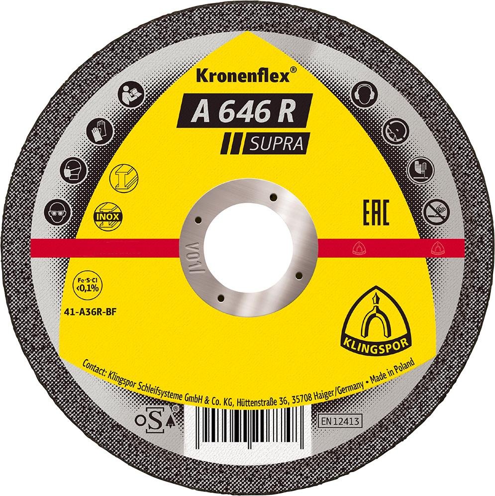 Trennscheibe A 646 R 230x1,9mm gera. Klingspor Produktbild img1 L