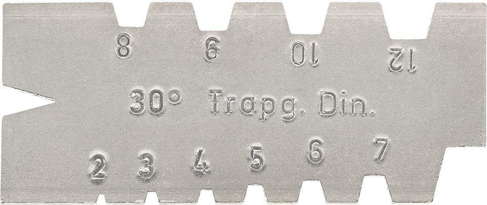 FORUM Trapezgewinde-Stahllehre DIN103 stg.2-12mm Produktbild img1 L