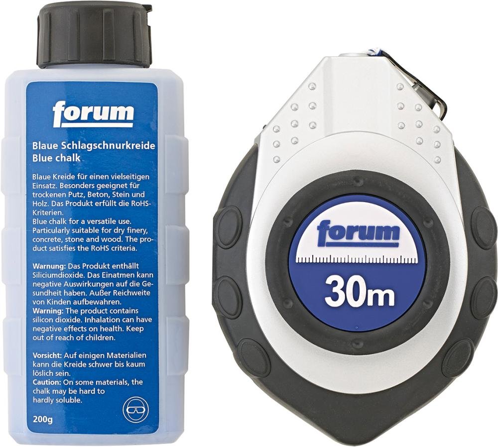 FORUM Schlagschnurautomaten-Set30m mit blau. Kreide Produktbild img1 L