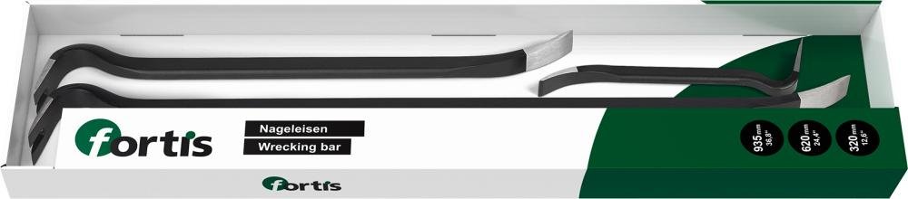 Nageleisen-Set 3-teilig 320+620+935mm FORTIS Produktbild img1 L