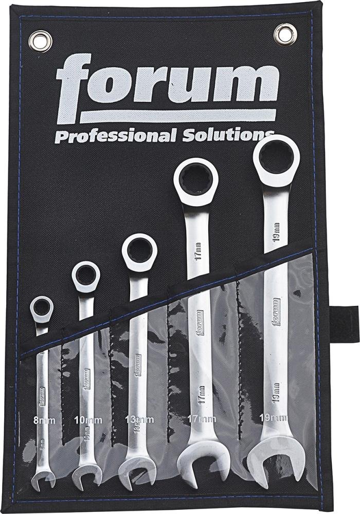 Maulschlüssel-Satz mit Ringratsche Produktbild img1 L