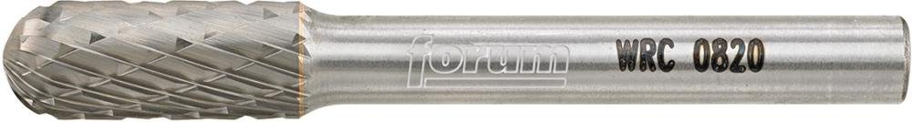 FORUM HM-Frässtift, 6-mm-Schaft, Kugelzylinderform WRC (Walzenrund), Zahnung C Produktbild img3 L