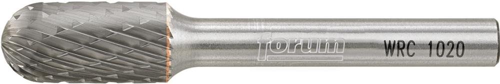 FORUM HM-Frässtift, 6-mm-Schaft, Kugelzylinderform WRC (Walzenrund), Zahnung C Produktbild img4 L