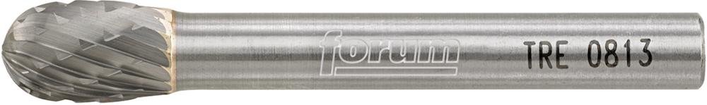 FORUM HM-Frässtift DIN 8032, mit 6-mm-Schaft, Tropfenform TRE, Zahnung C Produktbild img2 L