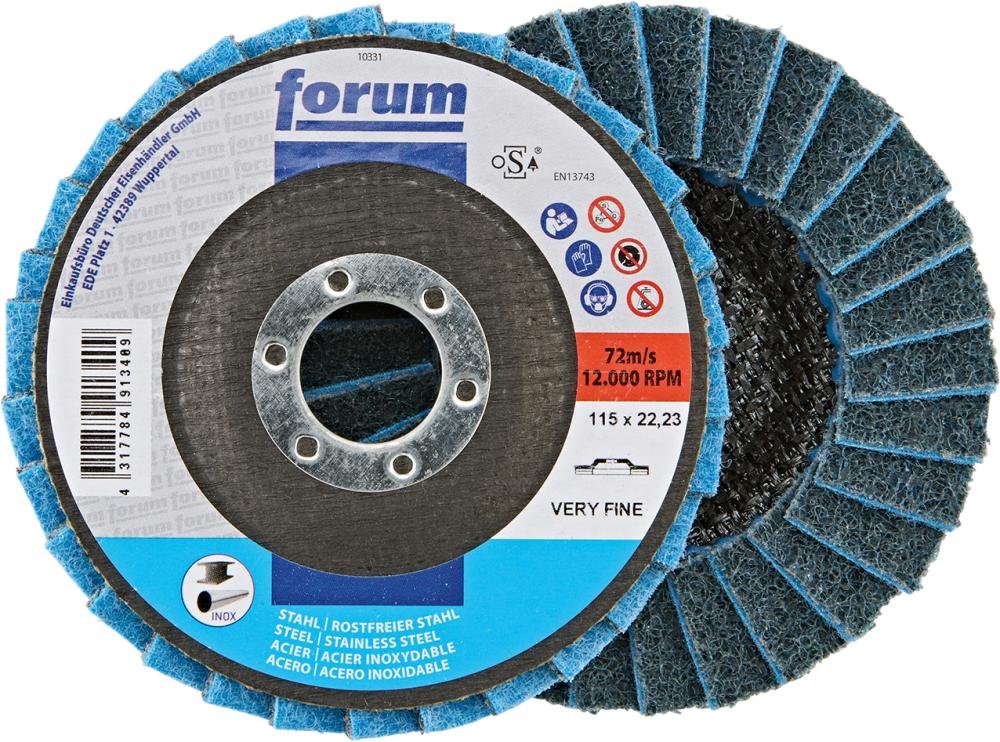 FORUM Vliesfächerschleifscheibe, gewölbt Produktbild img3 L