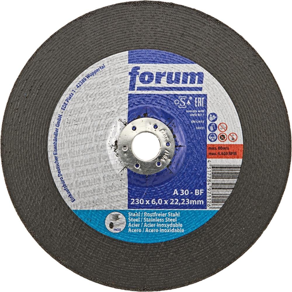 Schruppscheibe für die Stahl- und Edelstahlbearbeitung Produktbild img4 L