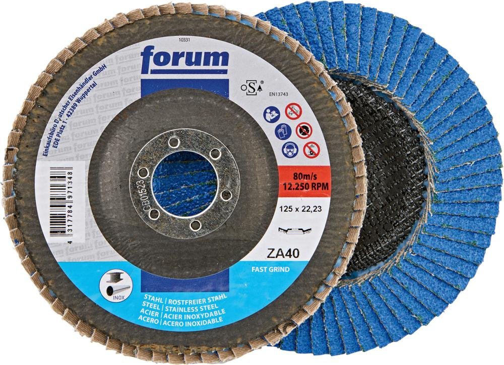 FORUM Fächerschleifscheibe, 12° gewölbt Produktbild img1 L