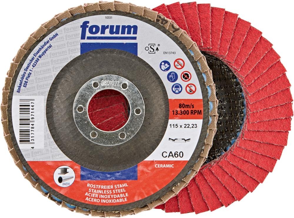 Fächerschleifscheibe, 12° gewölbt Produktbild img2 L