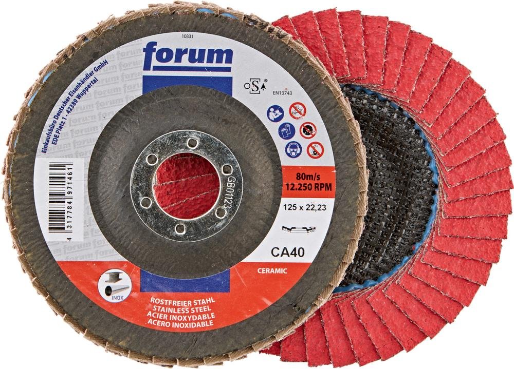 Fächerschleifscheibe, 12° gewölbt Produktbild img1 L