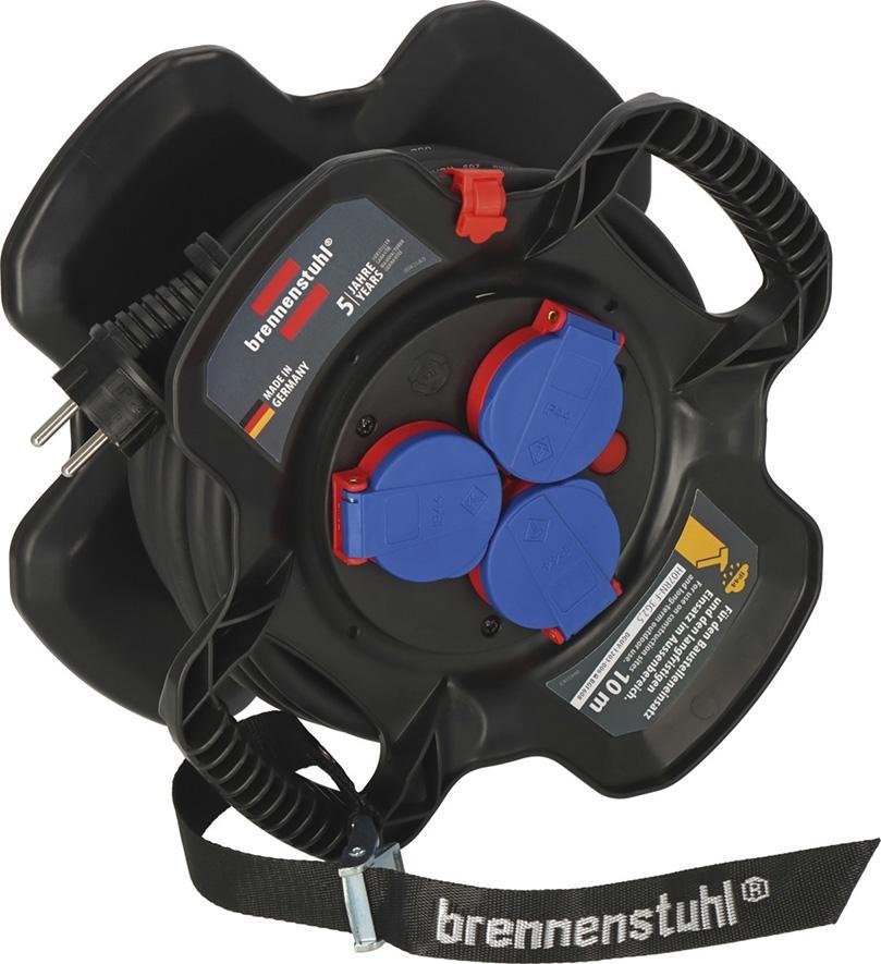 BRENNENSTUHL KabeltrommelGummi H07RN-F3G2,5 8m BGI608 X-Gum Produktbild img1 L
