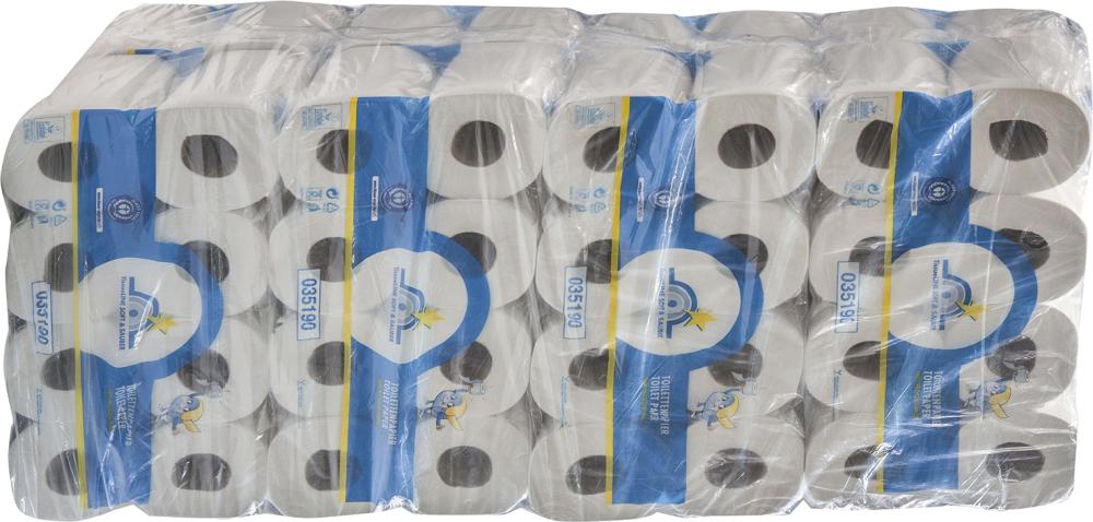 TISSUELINE Toilettenpapier Tissue 3-lagig naturweiß 64 Rollen Produktbild img1 L