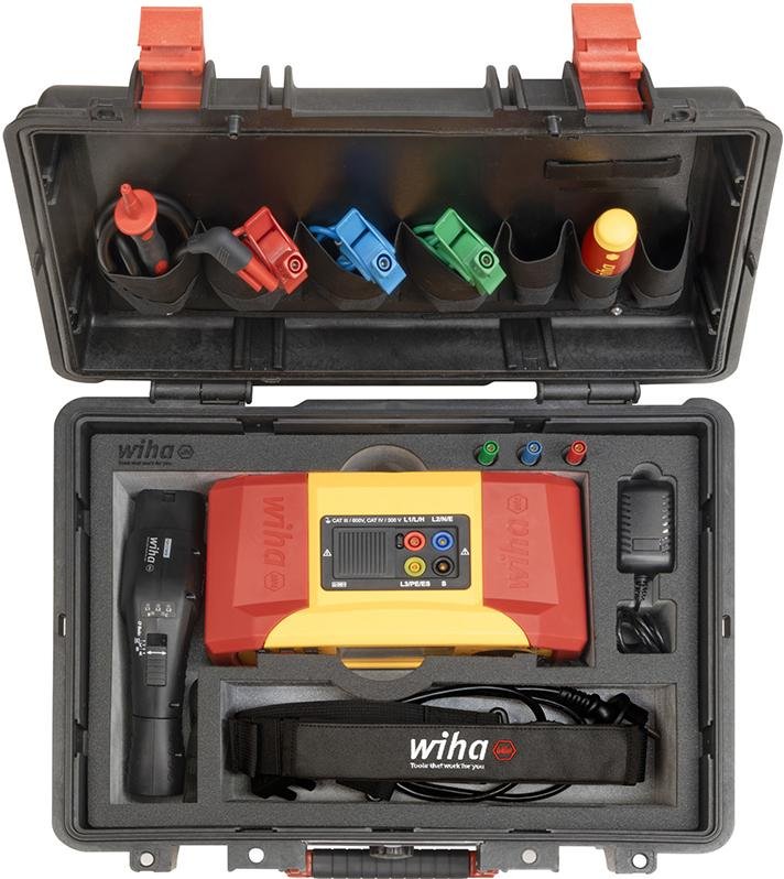 WIHA Installationstester Set MFT one mit Werkzeug und Zubehör im Koffer Produktbild img4 L