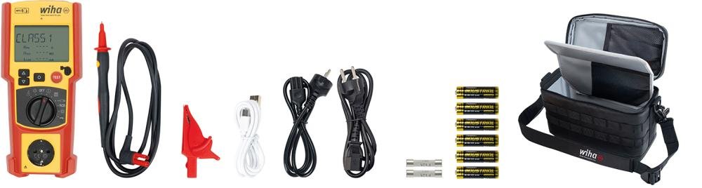 WIHA Gerätetester PAT OneSet mit Zubehör Tasche Produktbild img1 L