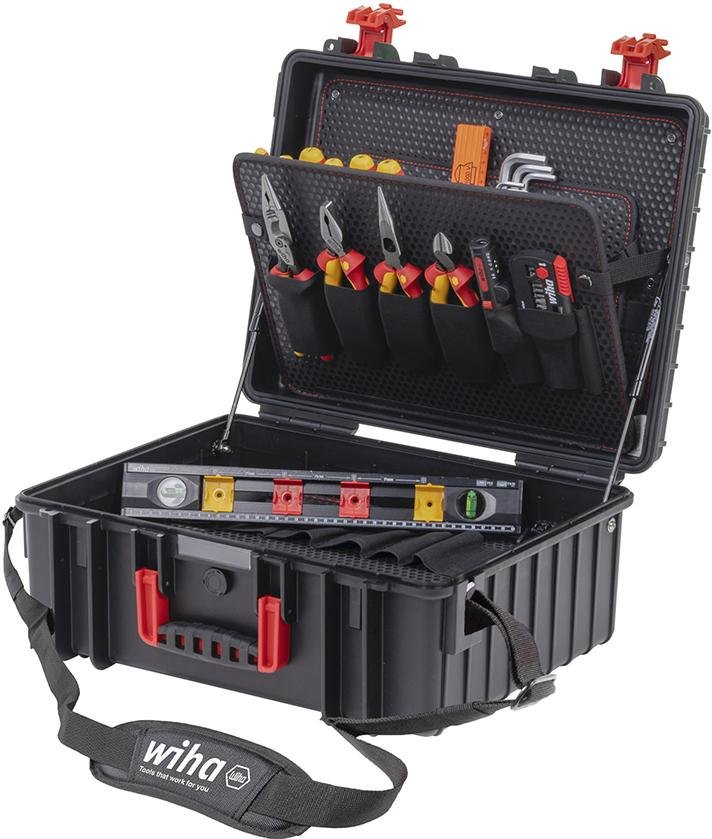 WIHA Werkzeugsortiment XL2 Elektriker 46816 41-teilig im Koffer Produktbild img1 L