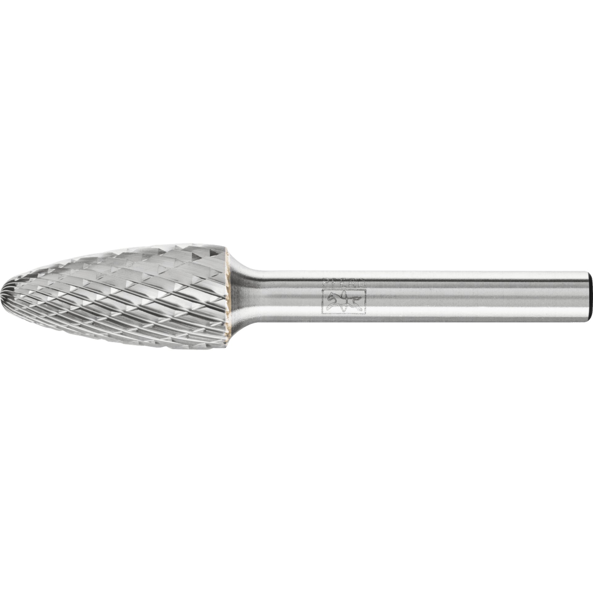 PFERD TOOLS Hartmetall Hochleistungsfrässtift TOUGH Rundbogen RBF Ø 12x25 mm Schaft-Ø 6 mm schlagfest Produktbild img1 L