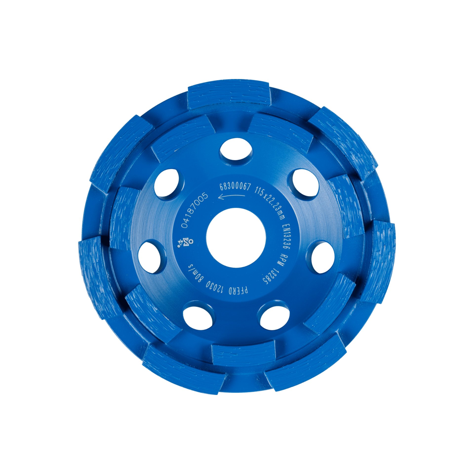 PFERD TOOLS Diamant-Teller DCW 2R 115x6x22,23 mm zum egalisieren von Beton und Estrich Produktbild img1 L