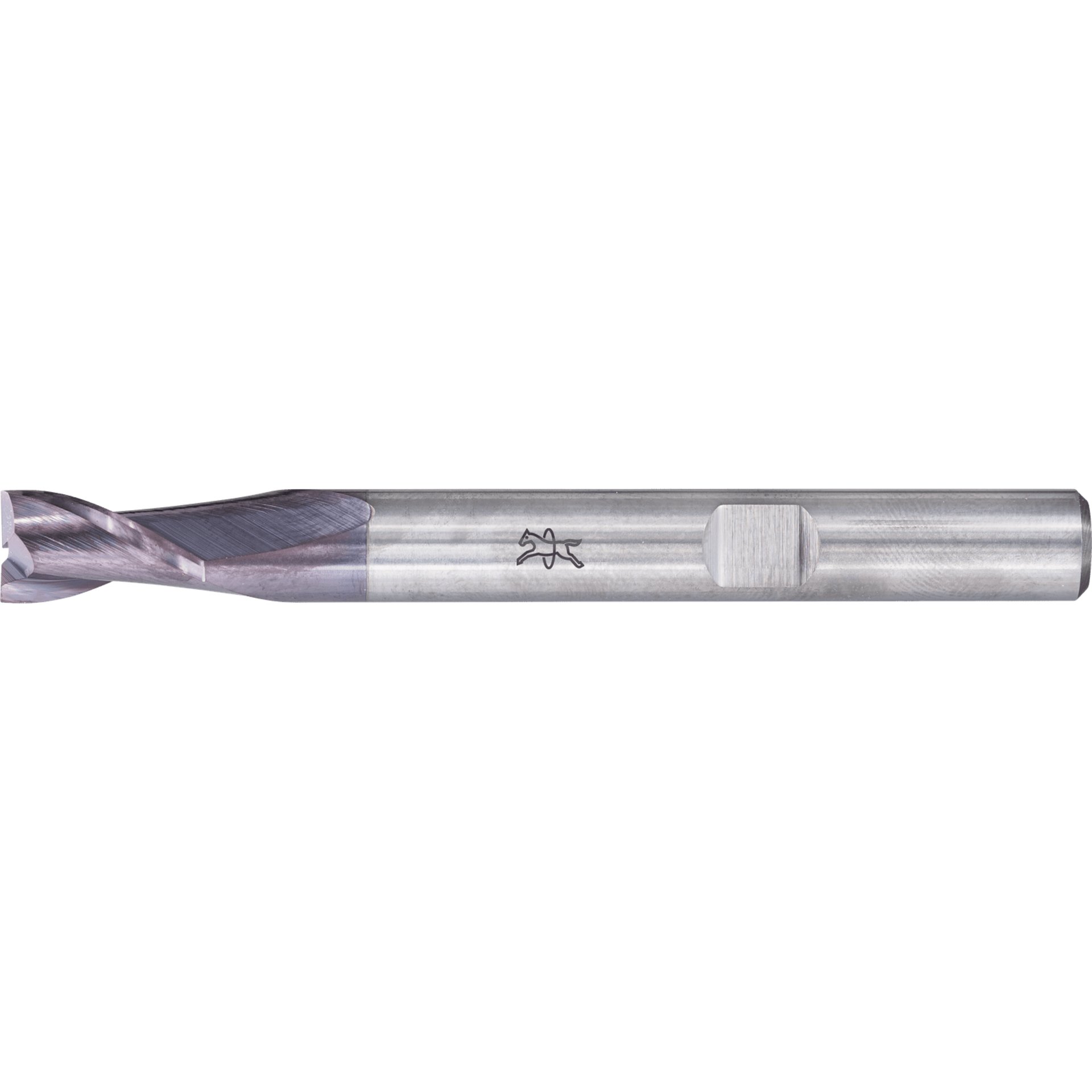 PFERD TOOLS Robotics Vollhartmetallfräser Performance Aluminium mit zwei Schneiden HC2N, Eckenausführung Radius, 2xD Produktbild img1 L