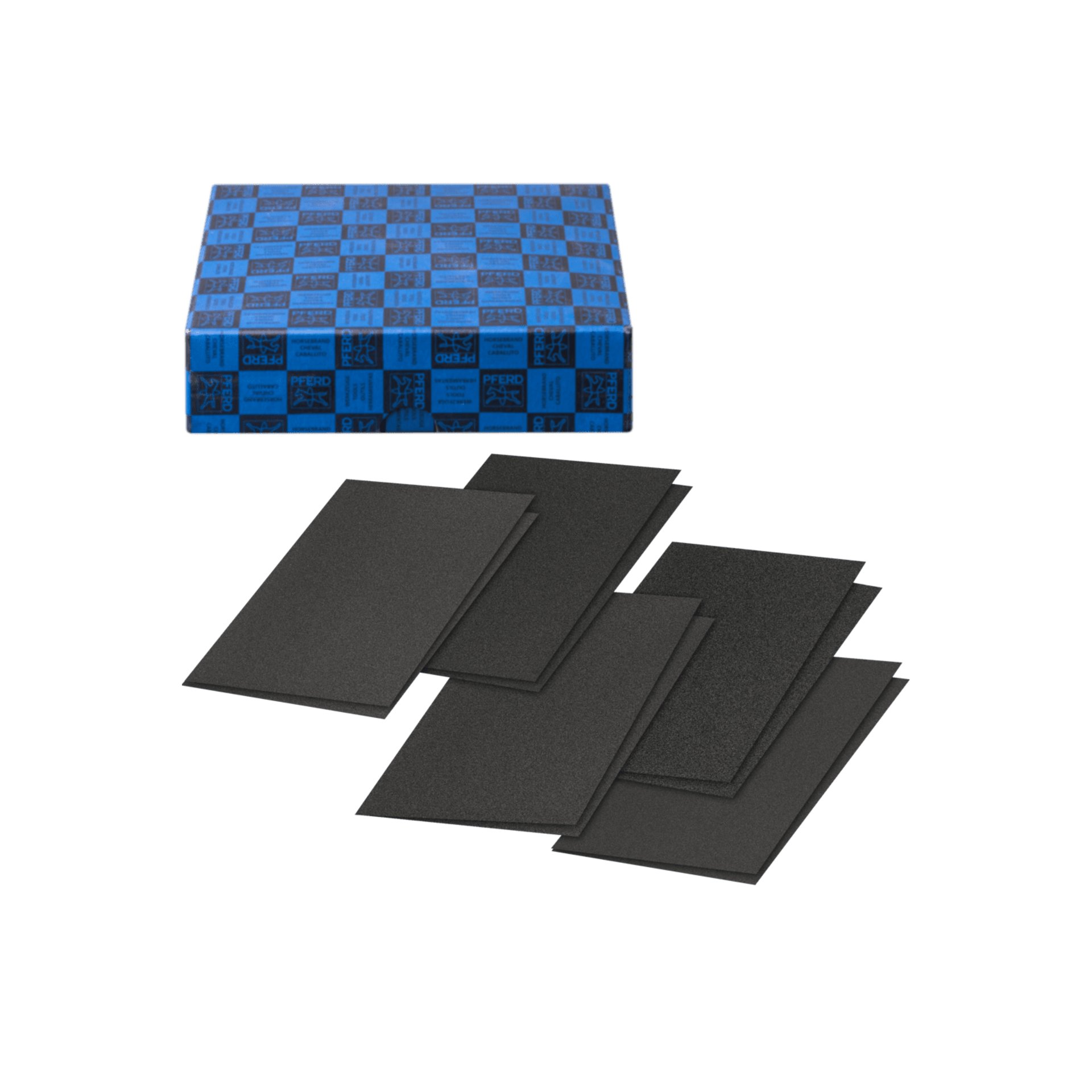 PFERD TOOLS Set 10-tlg. Gewebe Schleifbogen Korund 230x280mm BG BL A40,80,100,120,180 universell Produktbild img1 L