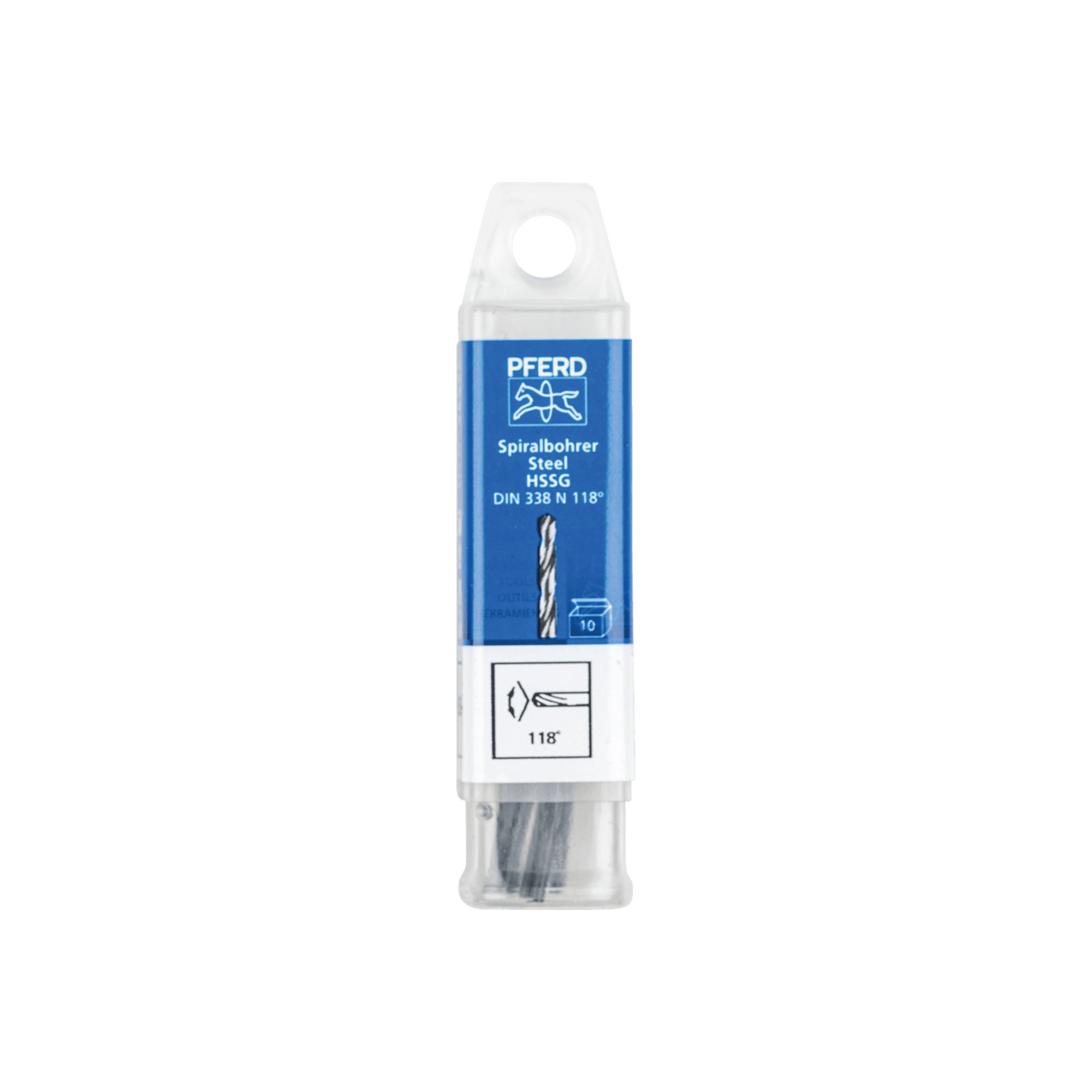 PFERD TOOLS Spiralbohrer STEEL Ø 1,5 mm HSS-G N DIN 338 118° universal Produktbild img2 L