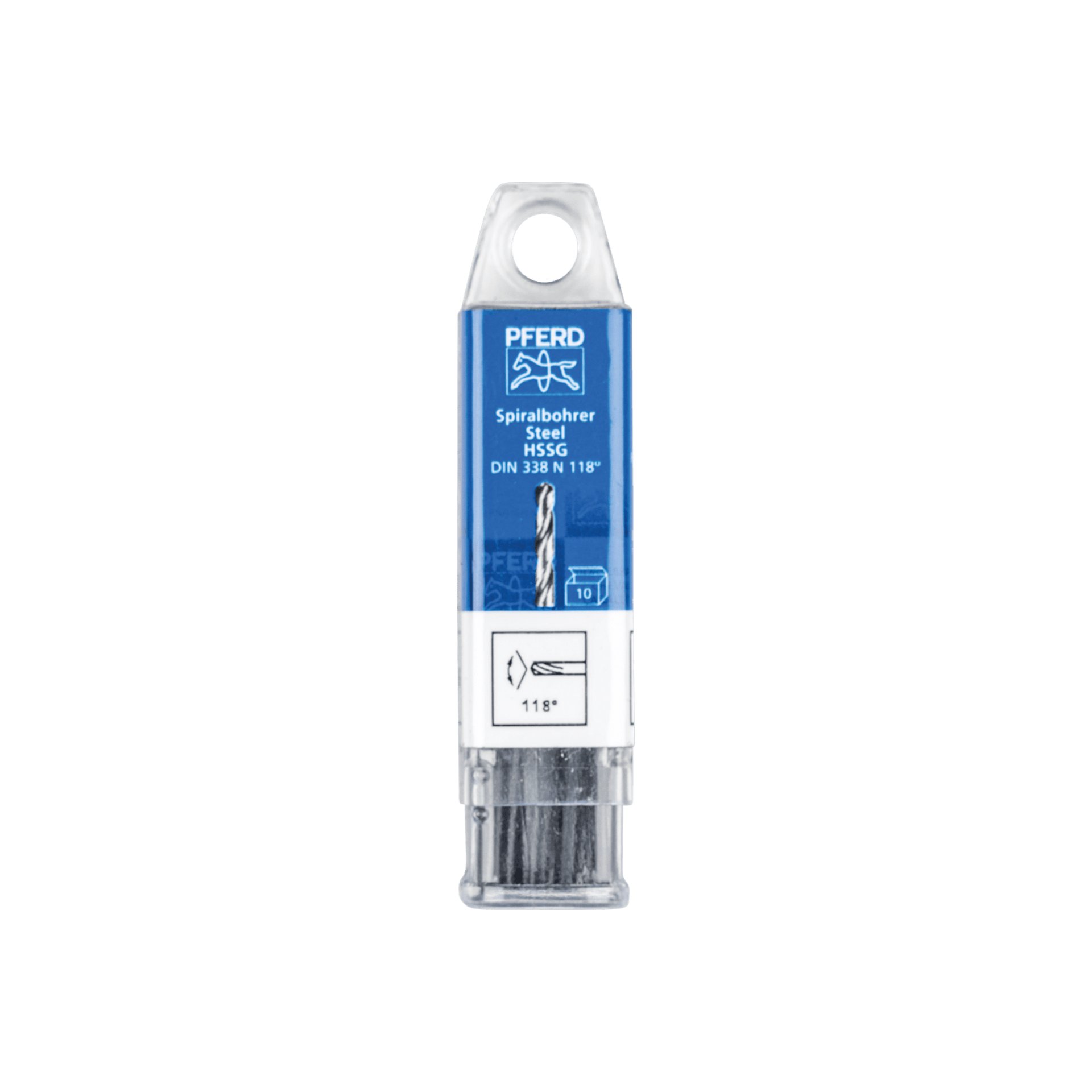 PFERD TOOLS Spiralbohrer STEEL Ø 2,5 mm HSS-G N DIN 338 118° universal Produktbild img2 L