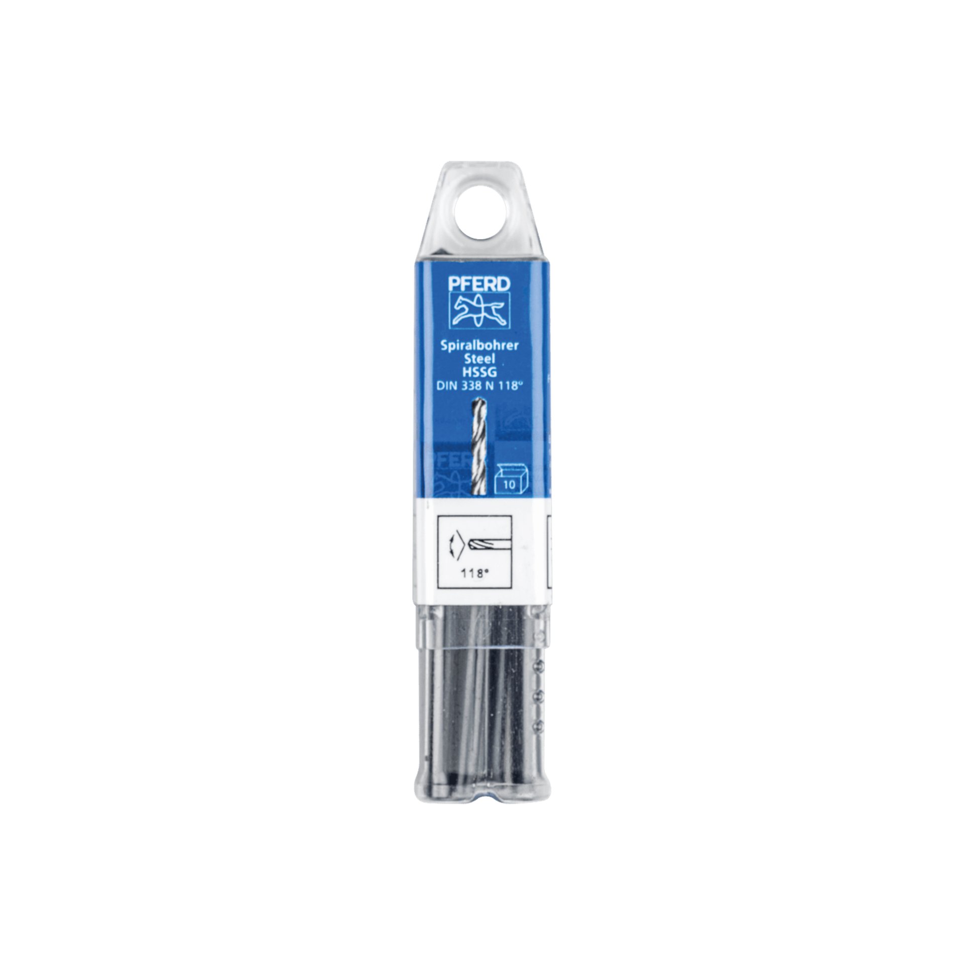 PFERD TOOLS Spiralbohrer STEEL Ø 3,5 mm HSS-G N DIN 338 118° universal Produktbild img2 L